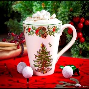 ๐๐ Festive Christmas Tree Coffee & Cocoa Cup๐๐